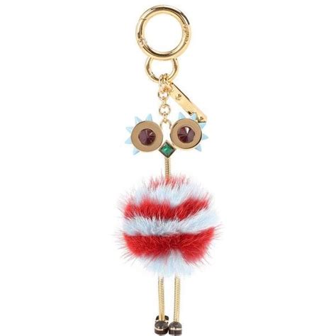 oversized fendi bag charm|Fendi fur bag charm.